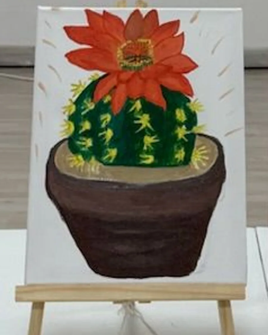 Cactus en flor